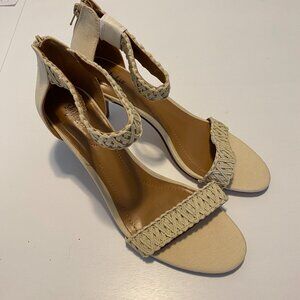 Style & Co Paycee Two-Piece Dress Kitten Heel Sandal